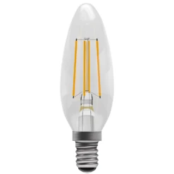 BELL Genesis LED 4.5W 2700K Filament Clear Candle Dimmable Lamp