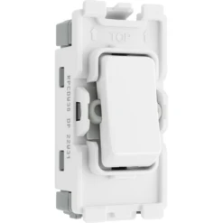 BG Evolve White 20A Double Pole Grid Module RPCDW30