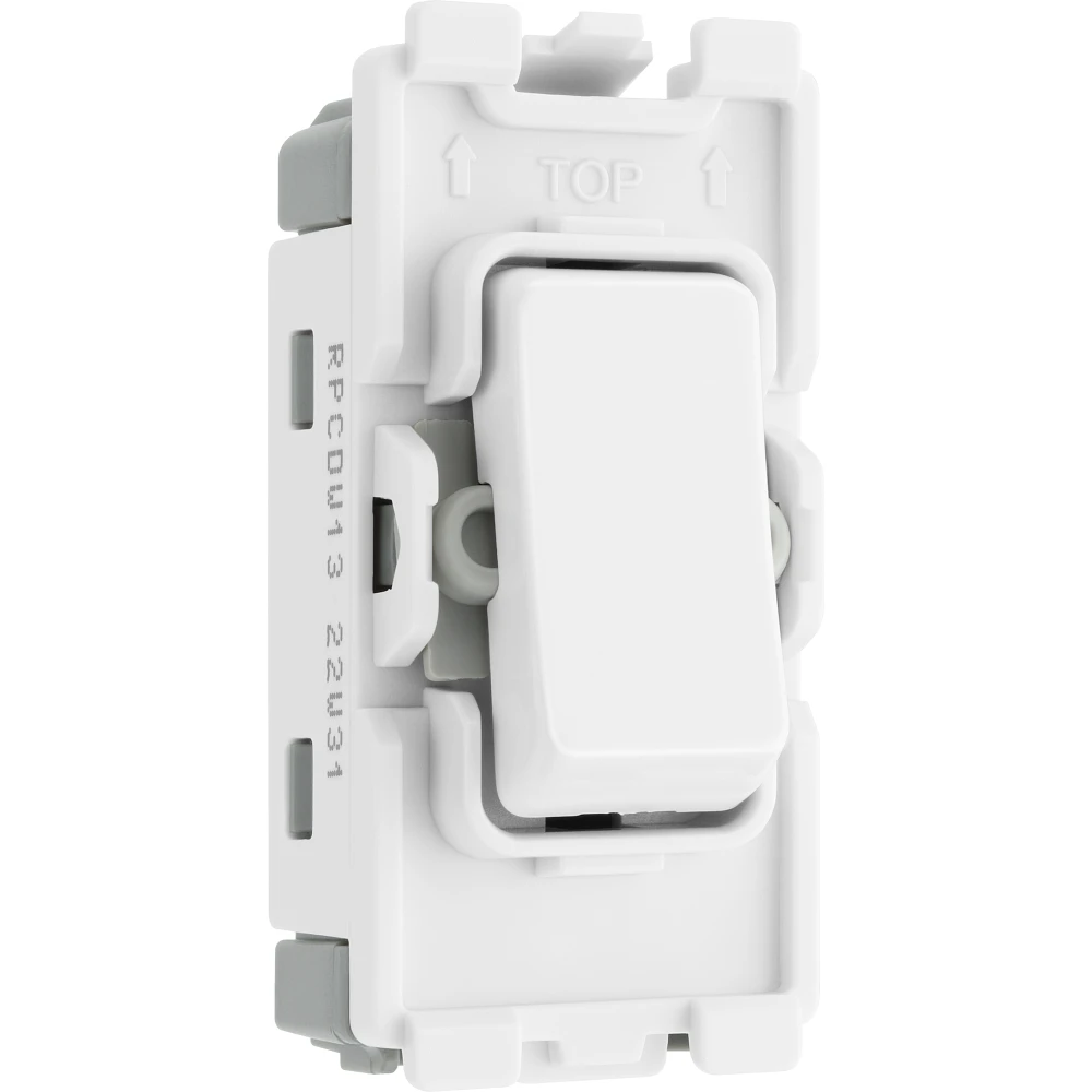BG Evolve White 20A Intermediate Grid Module RPCDW13 3 BG Evolve White 20A Intermediate Grid Module RPCDW13
