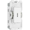 BG Evolve White 20A Double Pole Key Grid Module RPCDW30KY -RS Electrical Supplies BG Evolve 20A 20AX SKM 20A Double pole RPCDW30KY LA Available From RS Electrical