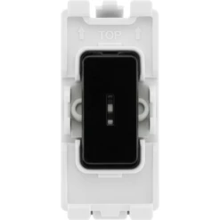 BG Evolve Black 20A 2 Way Key Grid Module RPCDB12KY -RS Electrical Supplies BG Evolve 20A 20AX SKM 2way Single pole RPCDB12KY Available From RS Electrical