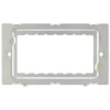 BG Evolve 3-4 Gang Grid Frame RFR34PCD -RS Electrical Supplies BG Evolve 3 and 4 Module Grid Frame RFR34PCD Available From RS Electrical