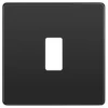 BG Evolve Black Chrome 1G Grid Plate RPCDBC1B -RS Electrical Supplies BG Evolve Black Chrome 1G Grid Plate RPCDBC1B Available from RS Electrical