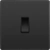 BG Evolve Black Chrome 1G 2W Light Switch PCDBC12B 1 BG Evolve Black Chrome 1G 2W Light Switch PCDBC12B -RS Electrical Supplies BG Evolve Black Chrome 1G Light Switch PCDBC12B Available From RS Electrical