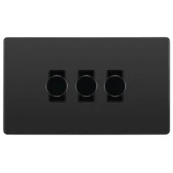 BG Evolve Black Chrome 3G Dimmer Switch PCDBC83B