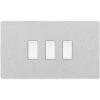 BG Evolve Brushed Steel 3G Intermediate Combination Switch