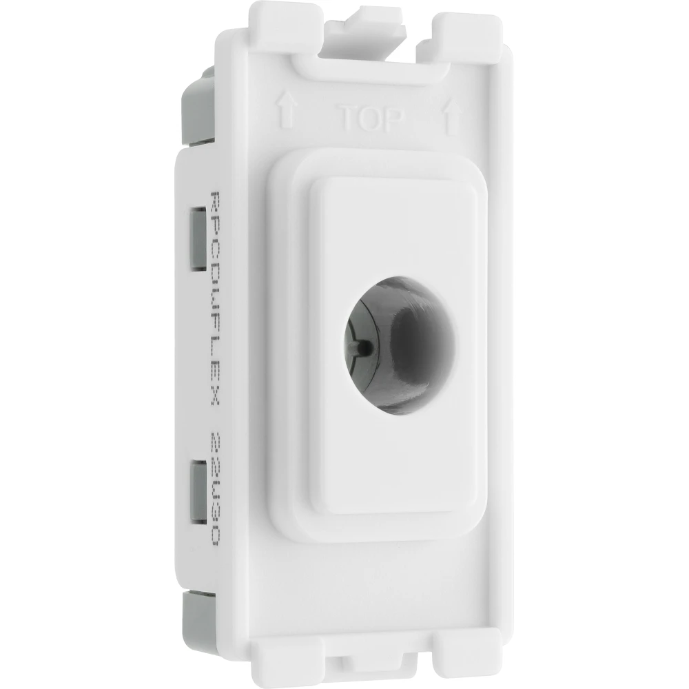 BG Evolve White Flex Outlet Grid Module RPCDWFLEX 3 BG Evolve White Flex Outlet Grid Module RPCDWFLEX