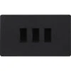 BG Evolve Matt Black 3G 2W Light Switch PCDMB432B 2 BG Evolve Matt Black 3G 2W Light Switch PCDMB432B -RS Electrical Supplies BG Evolve Matt Black 3G 2W Intermediate Switch PCDMB432B Available from RS Electrical 1