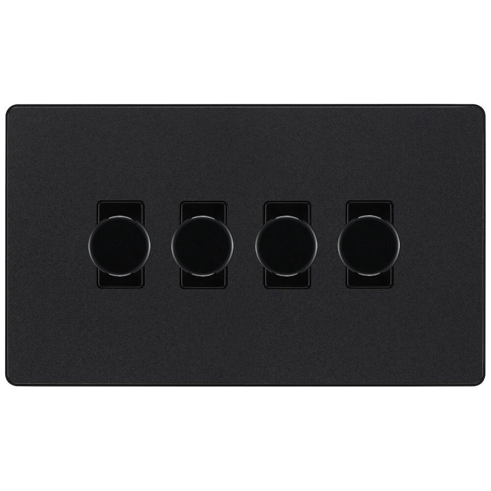 BG Evolve Matt Black 4G Dimmer Switch PCDMB84B 3 BG Evolve Matt Black 4G Dimmer Switch PCDMB84B
