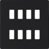 BG Evolve Matt Black 8G Grid Plate RPCDMB8B -RS Electrical Supplies BG Evolve Matt Black 8G Grid Plate RPCDMB8B Available from RS Electrical