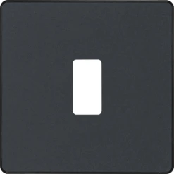BG Evolve Matt Grey 1G Grid Plate RPCDMG1B