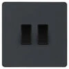 BG Evolve Matt Grey 2W & Intermediate Light Switch PCDMG2WINTB -RS Electrical Supplies BG Evolve Matt Grey 2W Intermediate Light Switch PCDMG2WINTB Available from RS Electrical