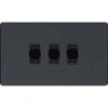 BG Evolve Matt Grey 3G Dimmer Switch PCDMG83B -RS Electrical Supplies BG Evolve Matt Grey 3G Dimmer Switch PCDMG83B Available from RS Electrical