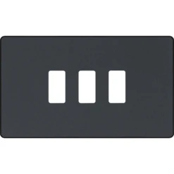 BG Evolve Matt Grey 3G Grid Plate RPCDMG3B