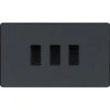 BG Evolve Matt Grey 3G Intermediate Combination Switch -RS Electrical Supplies BG Evolve Matt Grey 3G Intermediate Combination Switch PCDMG433B and PCDMG434B Available from RS Electrical