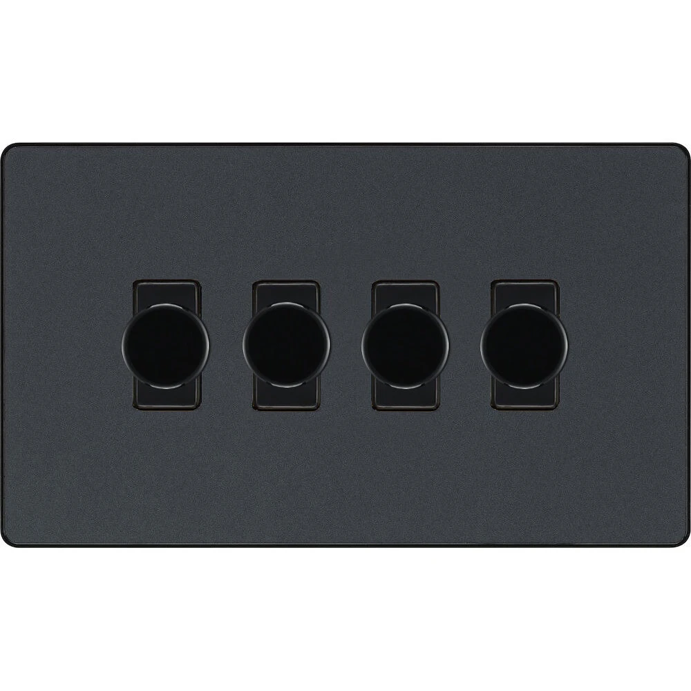 BG Evolve Matt Grey 4G Dimmer Switch PCDMG84B 3 BG Evolve Matt Grey 4G Dimmer Switch PCDMG84B