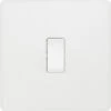 BG Evolve Pearl White 20A Double Pole Switch PCDCL30W