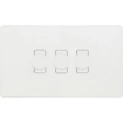 BG Evolve Pearl White 3G Dimmer Switch PCDCL83W
