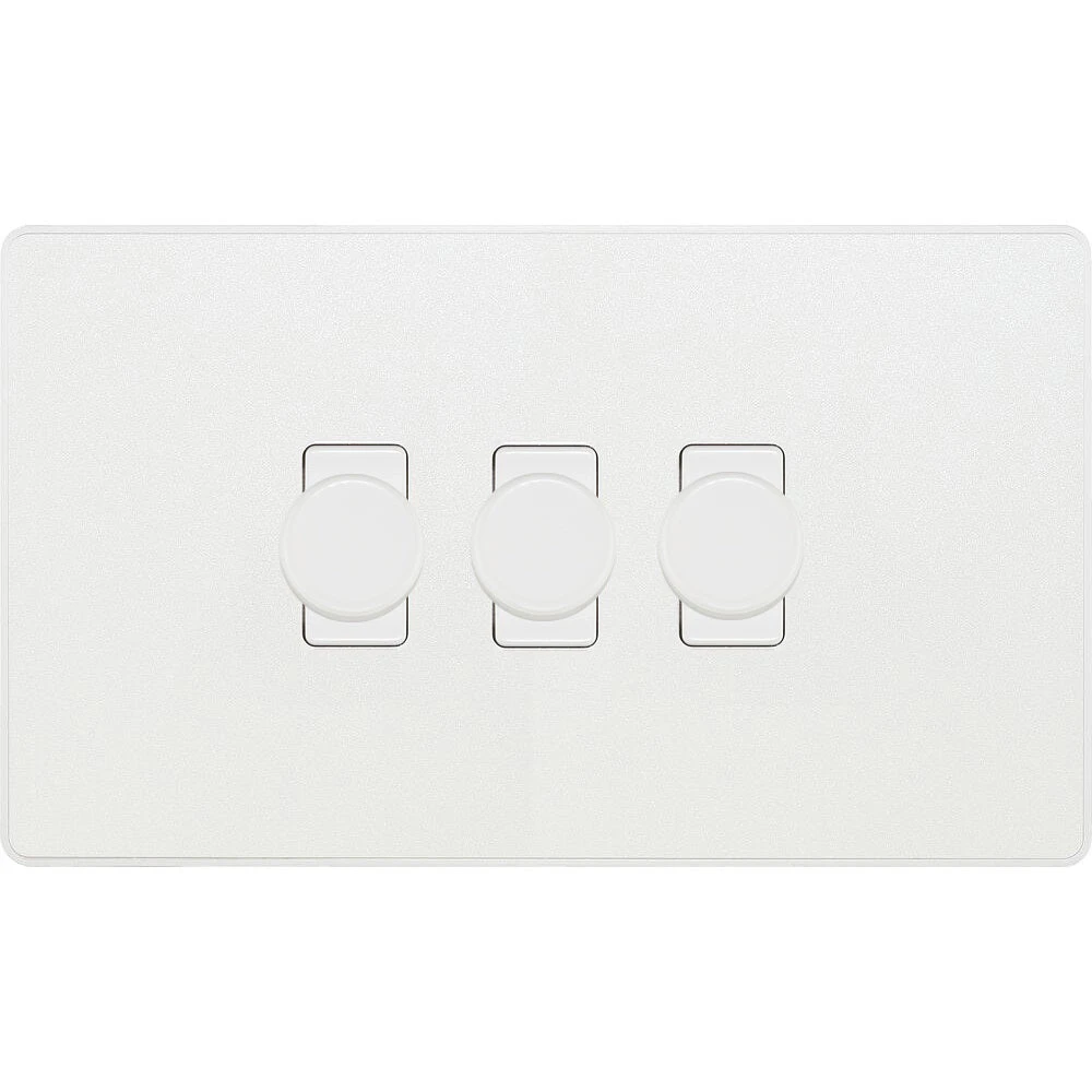 BG Evolve Pearl White 3G Dimmer Switch PCDCL83W 3 BG Evolve Pearl White 3G Dimmer Switch PCDCL83W