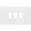 BG Evolve Pearl White 3G Grid Plate RPCDCL3W