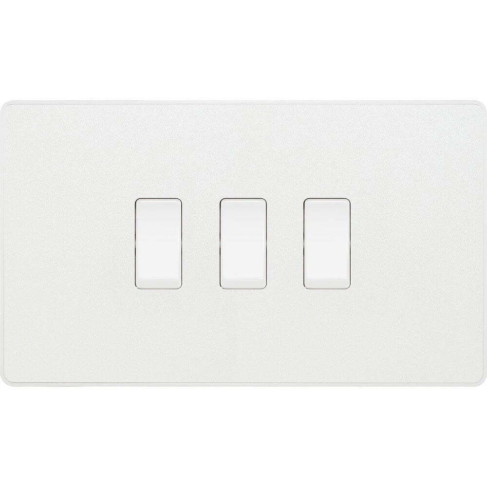 BG Evolve Pearl White 3G Intermediate Combination Switch 3 BG Evolve Pearl White 3G Intermediate Combination Switch