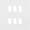 BG Evolve Pearl White 6G Grid Plate RPCDCL6W 1 BG Evolve Pearl White 6G Grid Plate RPCDCL6W -RS Electrical Supplies BG Evolve Pearlescent White 6G Grid Plate RPCDCL6W Available from RS Electrical