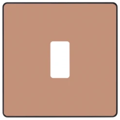 BG Evolve Polished Copper 1G Grid Plate RPCDCP1B