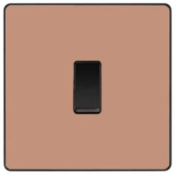 BG Evolve Polished Copper 20A Double Pole Switch PCDCP30B
