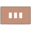 BG Evolve Polished Copper 3G Grid Plate RPCDCP3B 2 BG Evolve Polished Copper 3G Grid Plate RPCDCP3B -RS Electrical Supplies BG Evolve Polished Copper 3G Grid Plate RPCDCP3B Available from RS Electrical
