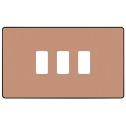 BG Evolve Polished Copper 3G Grid Plate RPCDCP3B