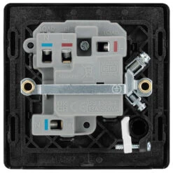 BG Evolve Black Chrome 13A Switched Spur With LED And Flex Outlet PCDBC52B 12 BG Evolve Black Chrome 13A Switched Spur With LED And Flex Outlet PCDBC52B -RS Electrical Supplies BG Evolve Polycarbonate Black Chrome 13A Switched Spur with Neon and Flex Outlet PCDBC52B Available From RS Electrical back