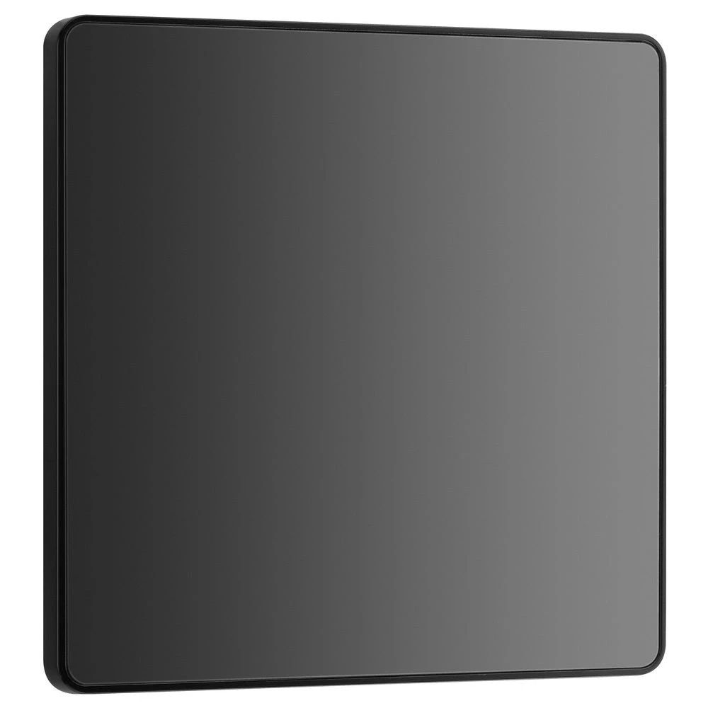 BG Evolve Black Chrome Single Blank Plate PCDBC94B 4 BG Evolve Black Chrome Single Blank Plate PCDBC94B - Image 2