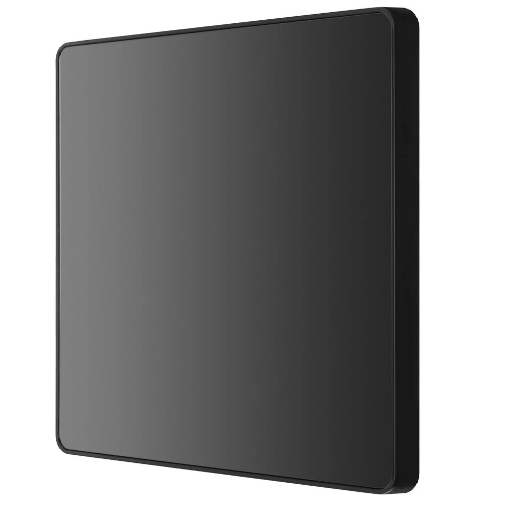 BG Evolve Black Chrome Single Blank Plate PCDBC94B 5 BG Evolve Black Chrome Single Blank Plate PCDBC94B - Image 3