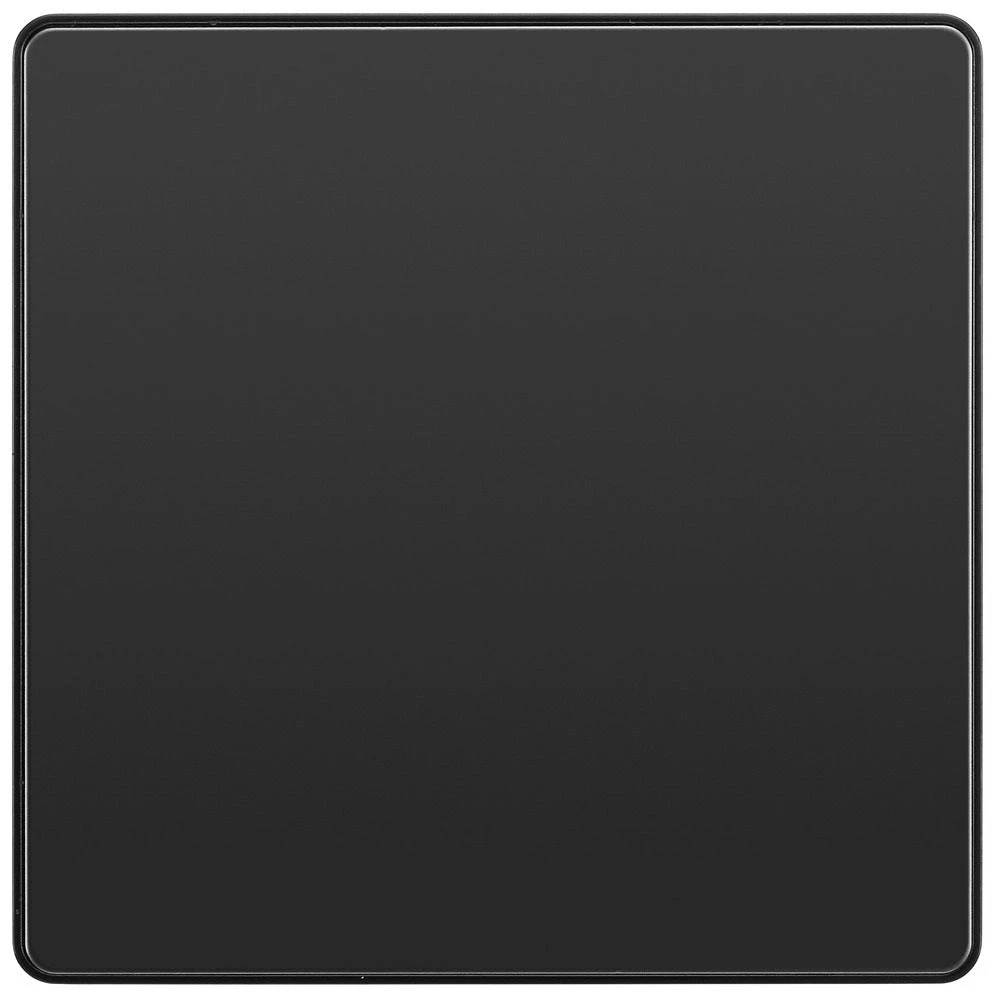 BG Evolve Black Chrome Single Blank Plate PCDBC94B 3 BG Evolve Black Chrome Single Blank Plate PCDBC94B