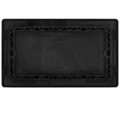 BG Evolve Black Chrome Double Blank Plate PCDBC95B 9 BG Evolve Black Chrome Double Blank Plate PCDBC95B -RS Electrical Supplies BG Evolve Polycarbonate Black Chrome 2G Blank Plate PCDBC95B Available From RS Electrical back