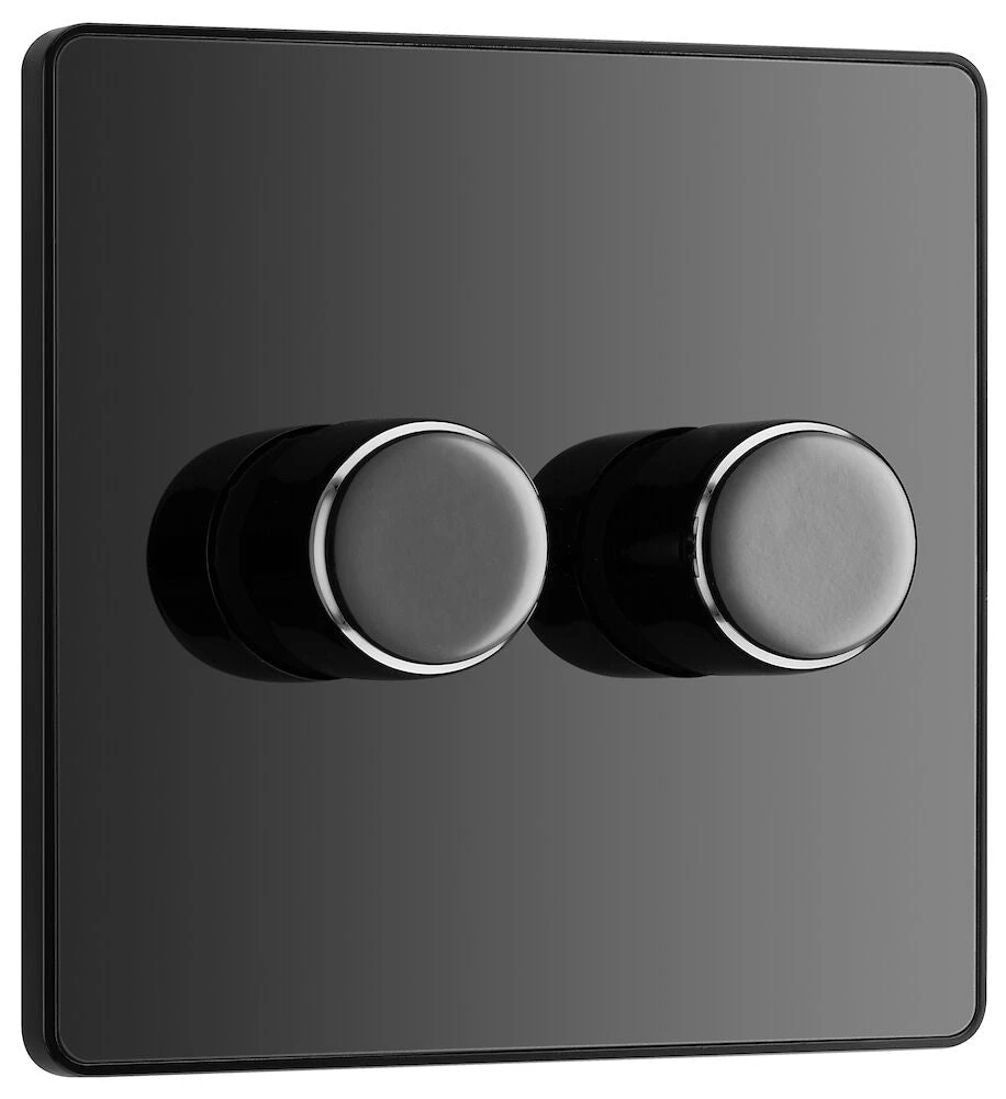 BG Evolve Black Chrome 2G Dimmer Switch PCDBC82B 4 BG Evolve Black Chrome 2G Dimmer Switch PCDBC82B - Image 2
