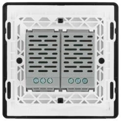 BG Evolve Black Chrome 2G Secondary Touch Dimmer Switch PCDBCTDS2B -RS Electrical Supplies BG Evolve Polycarbonate Black Chrome Double Secondary Touch Dimmer Switch PCDBCTDS2B Available From RS Electrical back