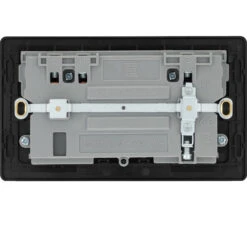 BG Evolve Black Chrome 13A Double USB Socket With 22W A+C Ports PCDBC22UAC22B 10 BG Evolve Black Chrome 13A Double USB Socket With 22W A+C Ports PCDBC22UAC22B -RS Electrical Supplies BG Evolve Polycarbonate Black Chrome Double Socket USB A and C 22W PCDBC22UAC22B Available From RS Electrical back