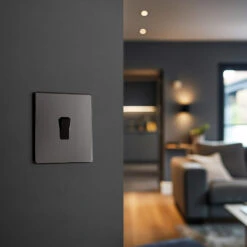 BG Evolve Black Chrome Intermediate Light Switch PCDBC13B -RS Electrical Supplies BG Evolve Polycarbonate Black Chrome Intermediate Light Switch PCDBC13B Available From RS Electrical lounge