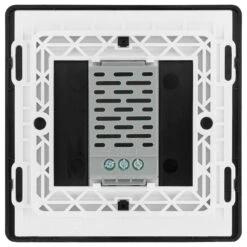 BG Evolve Black Chrome 1G Secondary Touch Dimmer Switch PCDBCTDS1B -RS Electrical Supplies BG Evolve Polycarbonate Black Chrome Single Secondary Touch Dimmer Switch PCDBCTDS1B Available From RS Electrical back