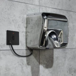 BG Evolve Matt Black 13A Unswitched Spur With LED And Flex Outlet PCDMB54B -RS Electrical Supplies BG Evolve Polycarbonate Matt Black 13A Unswitched Spur With Neon and Flex Outlet PCDMB54B hand dryer