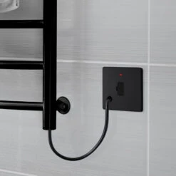 BG Evolve Matt Black 13A Unswitched Spur With LED And Flex Outlet PCDMB54B -RS Electrical Supplies BG Evolve Polycarbonate Matt Black 13A Unswitched Spur With Neon and Flex Outlet PCDMB54B radiator