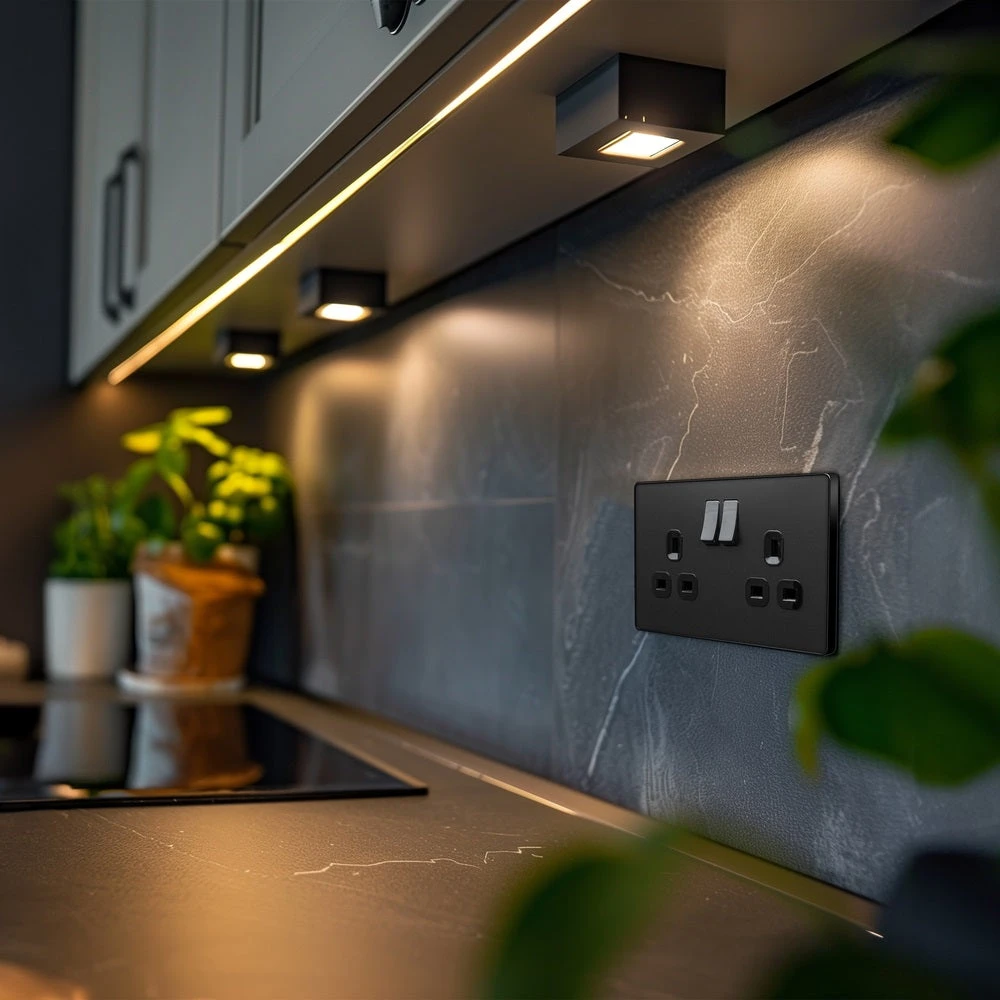 BG Evolve Matt Black 13A Double Socket PCDMB22B 7 BG Evolve Matt Black 13A Double Socket PCDMB22B - Image 5