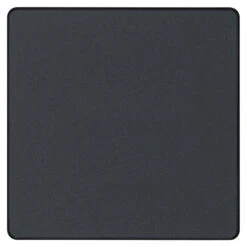 BG Evolve Matt Grey Single Blank Plate PCDMG94B