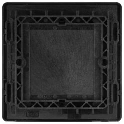 BG Evolve Matt Grey Single Blank Plate PCDMG94B 9 BG Evolve Matt Grey Single Blank Plate PCDMG94B -RS Electrical Supplies BG Evolve Polycarbonate Matt Grey Right 1G Blank Plate PCDMG94B back