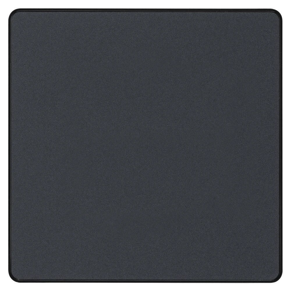 BG Evolve Matt Grey Single Blank Plate PCDMG94B 3 BG Evolve Matt Grey Single Blank Plate PCDMG94B