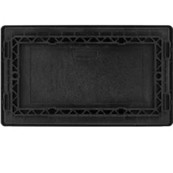 BG Evolve Matt Grey Double Blank Plate PCDMG95B 9 BG Evolve Matt Grey Double Blank Plate PCDMG95B -RS Electrical Supplies BG Evolve Polycarbonate Matt Grey Right 2G Blank Plate PCDMG95B back