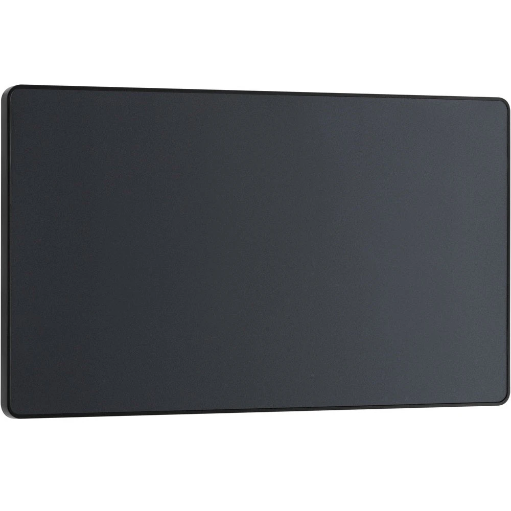 BG Evolve Matt Grey Double Blank Plate PCDMG95B 4 BG Evolve Matt Grey Double Blank Plate PCDMG95B - Image 2