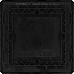 BG Evolve Matt Black Single Blank Plate PCDMB94B 9 BG Evolve Matt Black Single Blank Plate PCDMB94B -RS Electrical Supplies BG Evolve Polycarbonate Matt Black 1G Blank Plate PCDMB94B Back