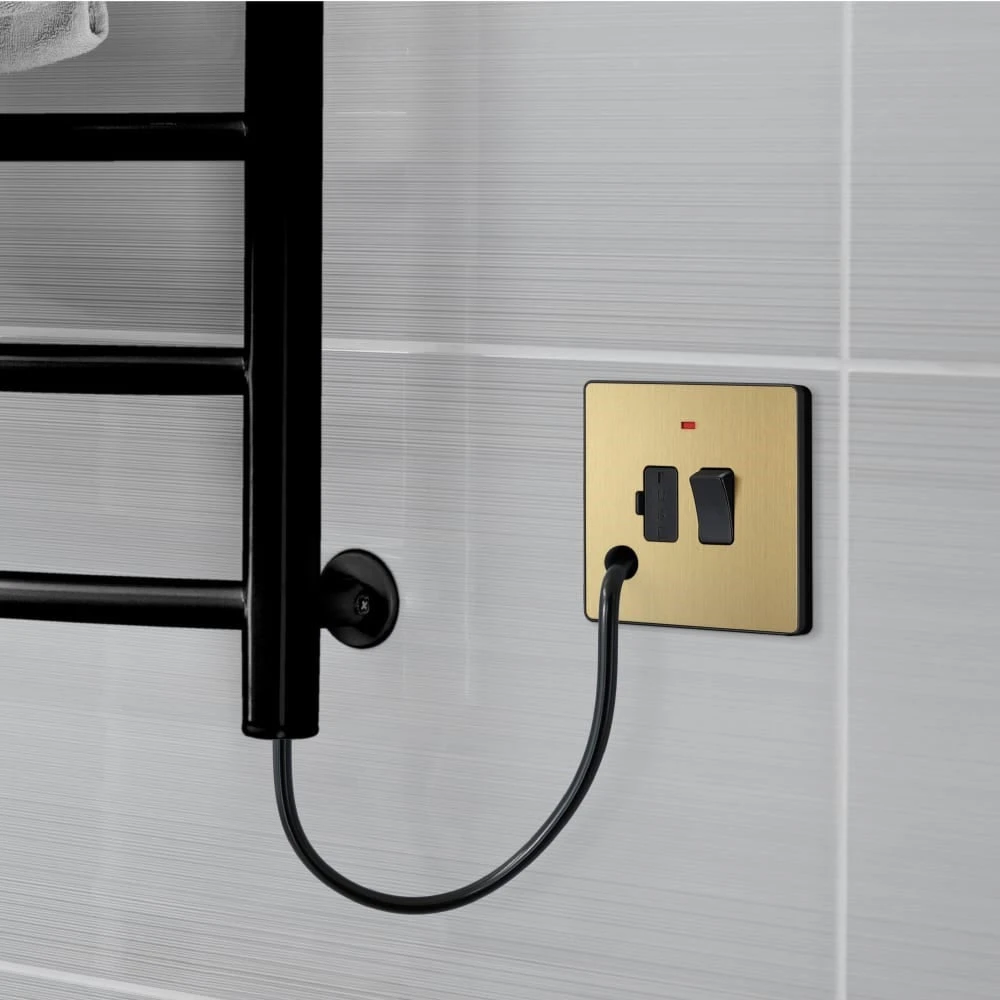 BG Evolve Satin Brass 13A Switched Spur With LED And Flex Outlet PCDSB52B 8 BG Evolve Satin Brass 13A Switched Spur With LED And Flex Outlet PCDSB52B - Image 6